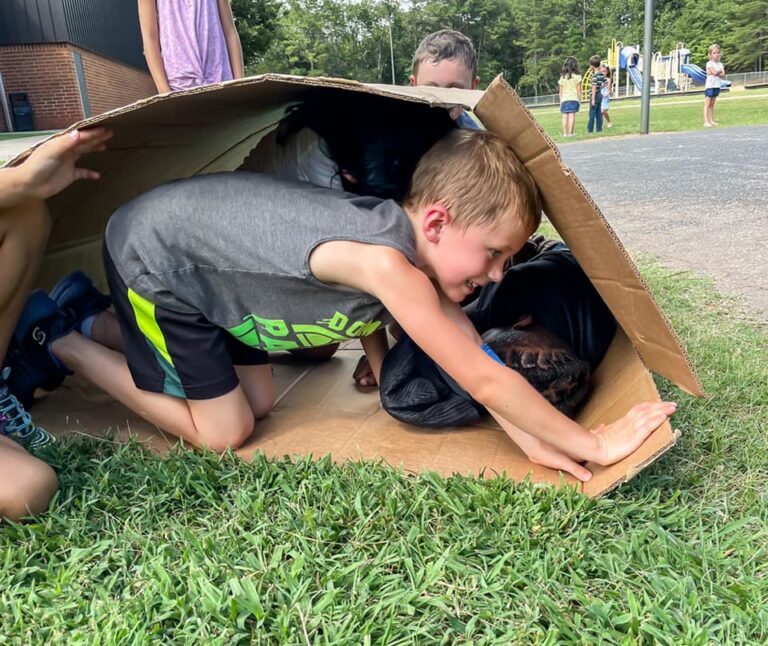 stinehart boy in box photo