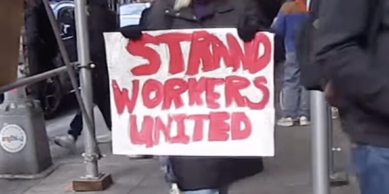 strand workers strike