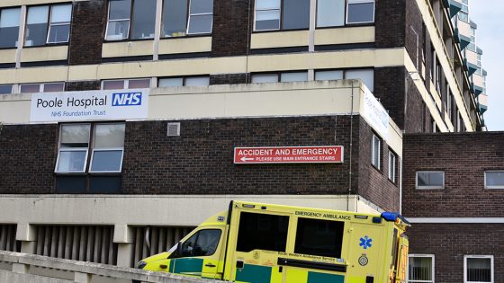 ED ONLY Poole Hospital shutterstock 1166517199