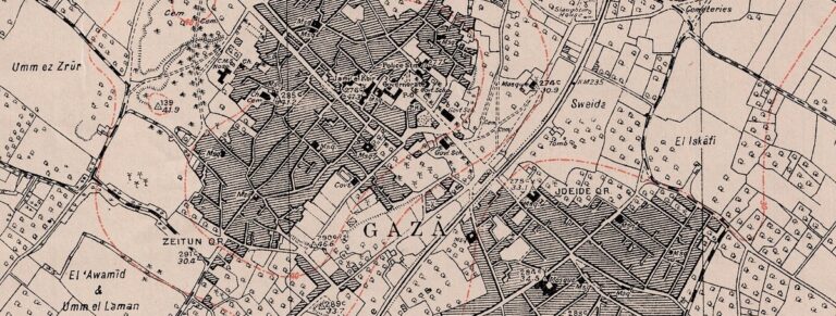 Old City of Gaza 1931 Survey of Palestine